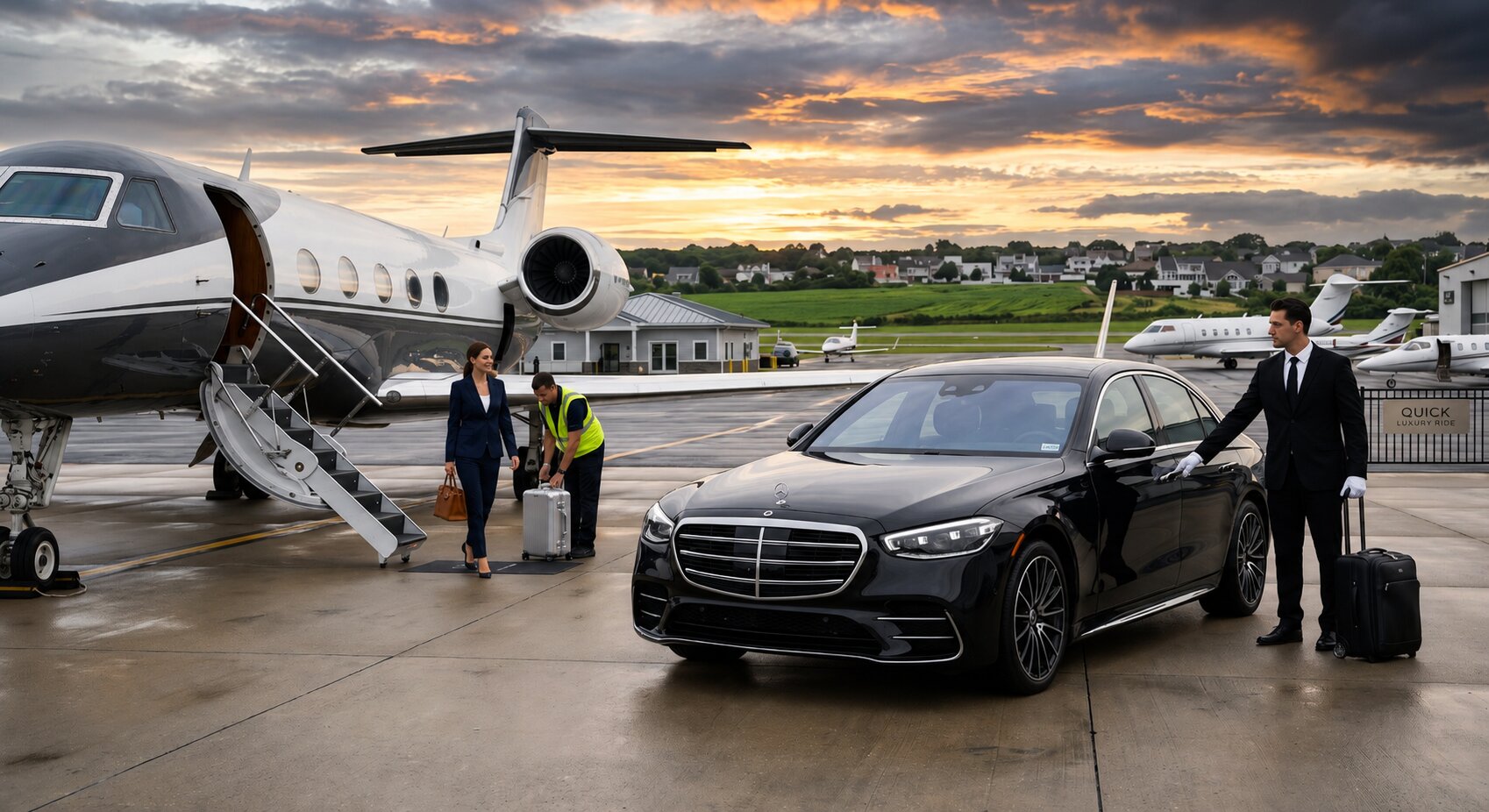If you're taking off from New York, are you flying private? The importance of your car service before and after your flight